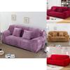 Premium Elastic Sofa Slipcover Stylish Protector With Plush Velvet For 1-4 Seat Sofas