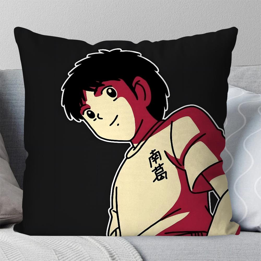 C-Captain Tsubasa Animations-Kissenbezug Quadratisches Kissen Schlafzimmer Sofa Freizeit Komfortkissen Auto Wohnzimmer Heimdekoration 40X40