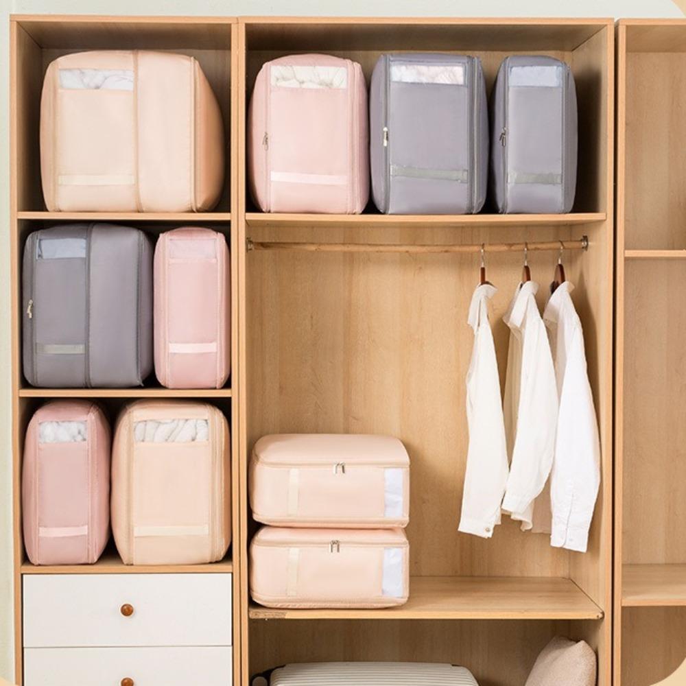 Sac de compresie cu capacitate ultra mare, economisire spațiu, organizator pentru dulap/cabinet, haine