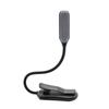 LED Clip On Book Light, 3 Brightness Flexible Night Reading Lamp and Eye Charging Night Light for Kids   On Book