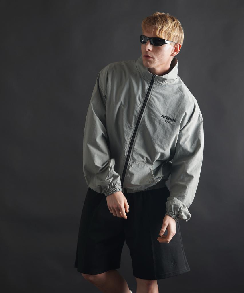 Phermenon [2Pack] Loose Fit Nylon Windbreaker Zip-Up (3 Colors)