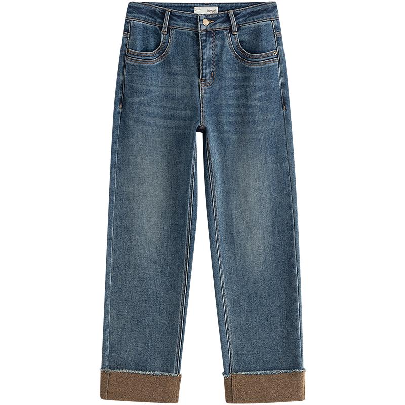 

Женские прямые джинсы Inman в стиле ретро с флисовой подкладкой 29