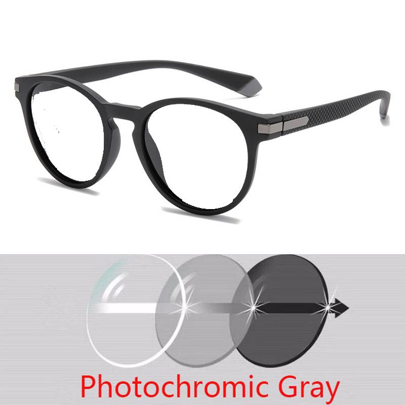 Outdoor Sport Round Myopia Lens Prescription Sunglasses Men Polarized Driving Anti-Glare Myopes Lunettes 0 -0.5 -0.75 To -6.0