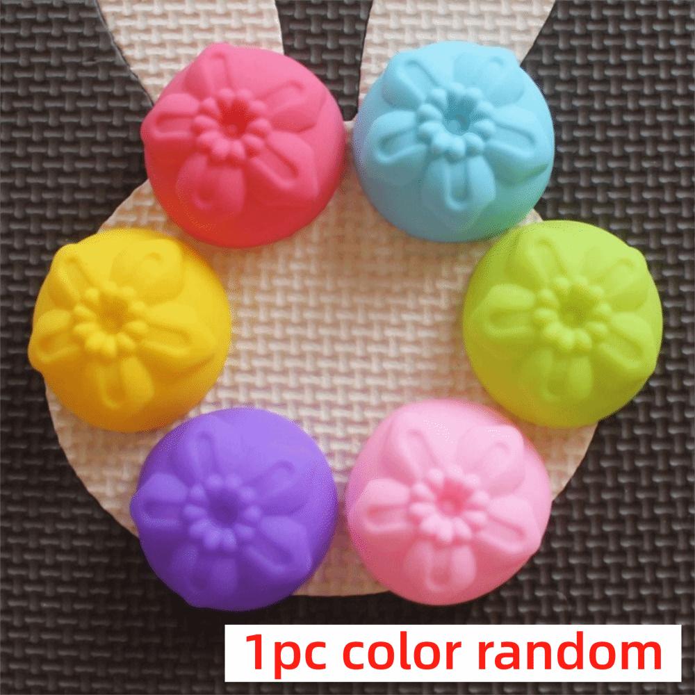 5cm Cupcake Baking Tools Flower Designs Mould Mini Soap Molds New Silicone Cake Mold