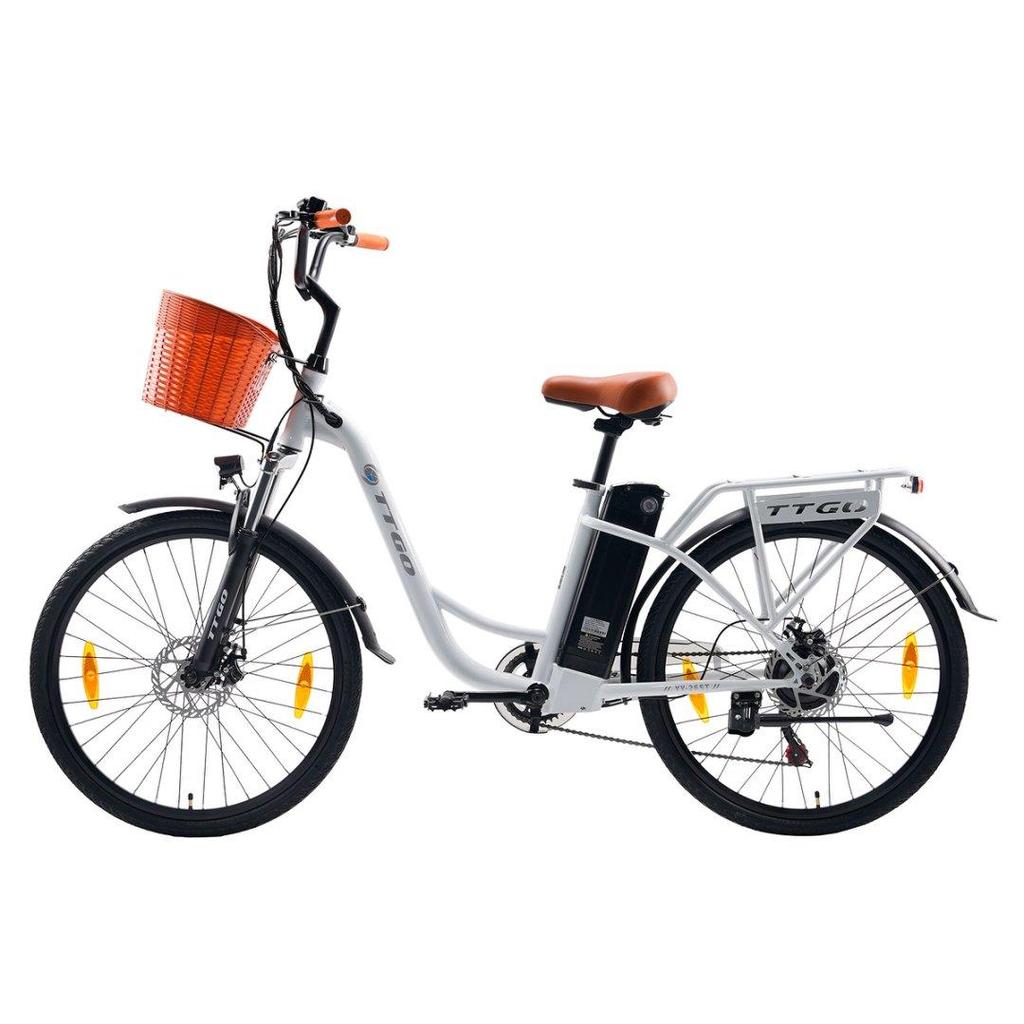 TTGO YY-26ST Elektrofahrrad 250W Motor 36V14.5Ah Akku Höchstgeschwindigkeit 25km/h Maximale Reichweite 60-75km Shimano 6-Gang City Pendel Ebike