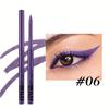 Matte Glitter Waterproof Eyeliner Pencil with Concealer Pen - Fast Dry, Long Lasting, Smooth Application In Blue, Brown, and More