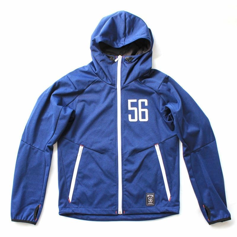 

Kushitani Collaboration Utility Parker Utility Parker Motorcycle Outerwear Windproof Jacket (56design/56 Design) (S, Navy)