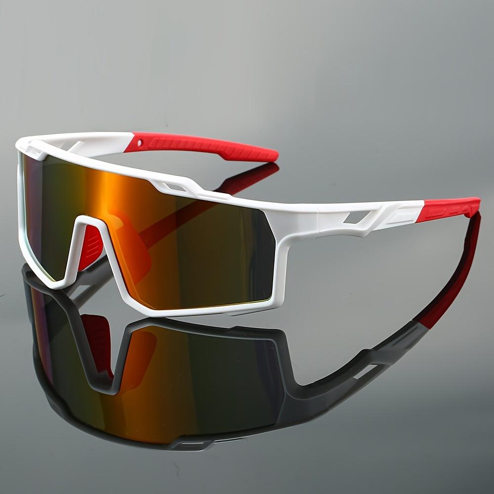 Oversized Cycling Glasses for Men Bicycle Windproof Colorful Coating Sunglasses Outdoor Sports Motorcyc