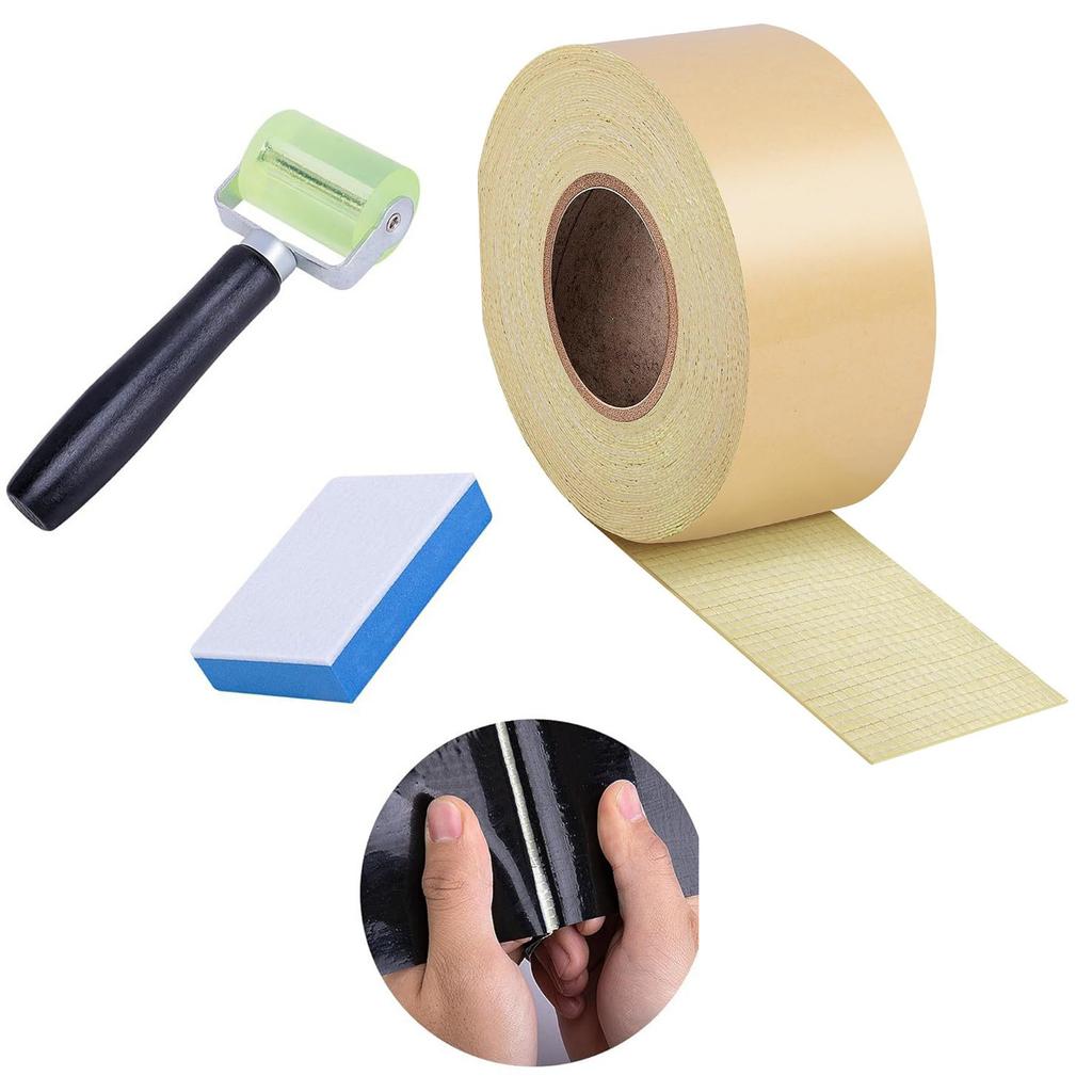 Pond Liner Seam Tape Adhesive Double Sided Butyl Pond Seam Tape Liner Repair Tape Butyl Adhesive Sealer for EPDM