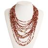 Multilayer Necklace With Acrylic Beads For Women Winter