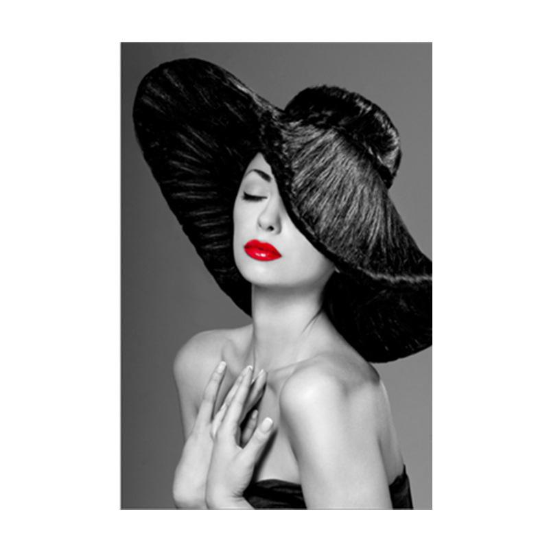

Сексуальный принт с красными губами, модные женские холсты, постеры и принты, настенная художественная живопись для гостиной, современное украшение для дома 30x45cm красный