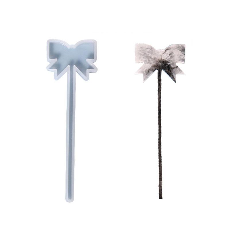 Butterfly Dragonfly Hairpin Molds Hair Stick Silicone Molds Headdress Hair Pin Epoxy Resin Casting Mold Jewelry Making DIY Craft