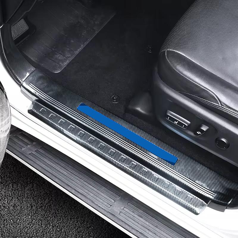 For Toyota Land Cruiser Prado 150 Lc150 Fj150 2010-2023 Tuning Interior Decoration Accessories Stainless Steel Threshold Panel