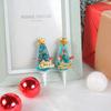 Mini Kuchen Plugin Weihnachten Backen Stecker Weihnachtsbaum Blatt Kranz Flagge Feiertags Ornament