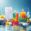 Sea Creature Pattern Silicone Mold Cylinder Silicone Molds for Resin Craft Handmade Soap Chocolate Making