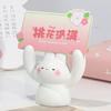 Desktop Cartoon Animal Resin Statue Adorable Creative Shape Mini Size Photo Stand Memo Clip Message Note Holder