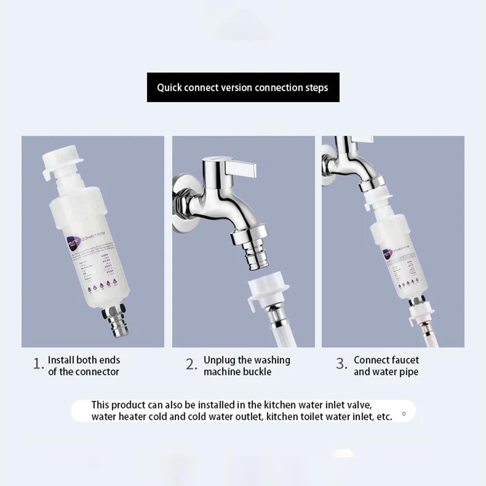Shower Pre-chlorine Removal Filter Under Sink PP Cotton Filter Purifier Washing Machine Filter