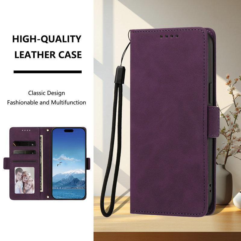 Étui de luxe Edge70 Fusion Plus 5G pour Motorola Edge 70 Pro Portefeuille en cuir Livre à clapet Housse Moto Edge 70 Max X70 Air Pro