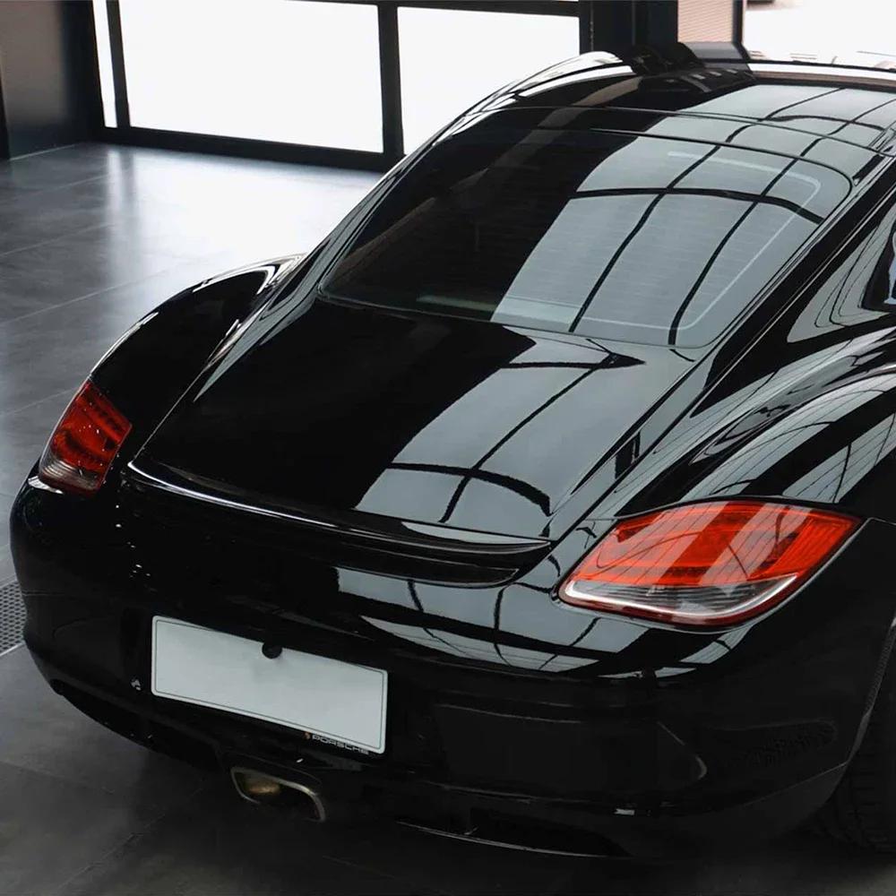 Car Wrapping Film Glossy Black Vinyl Film Bubble Free Auto DIY Decal PET Sticker Exterior Interior Decoration Car Accessories