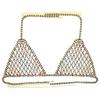 Mixed Color Mesh Bra Chain, European And American Popular Party Personalized Diamond-Encrusted Bikini Set Chain
