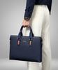 Tantin Genuine Cowhide Men'S Briefcase T13073 Navy