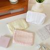2025 Summer New Vertical Lace Stripe Makeup Bag Large Capacity Cosmetic Pouch Travel Coin Purse
