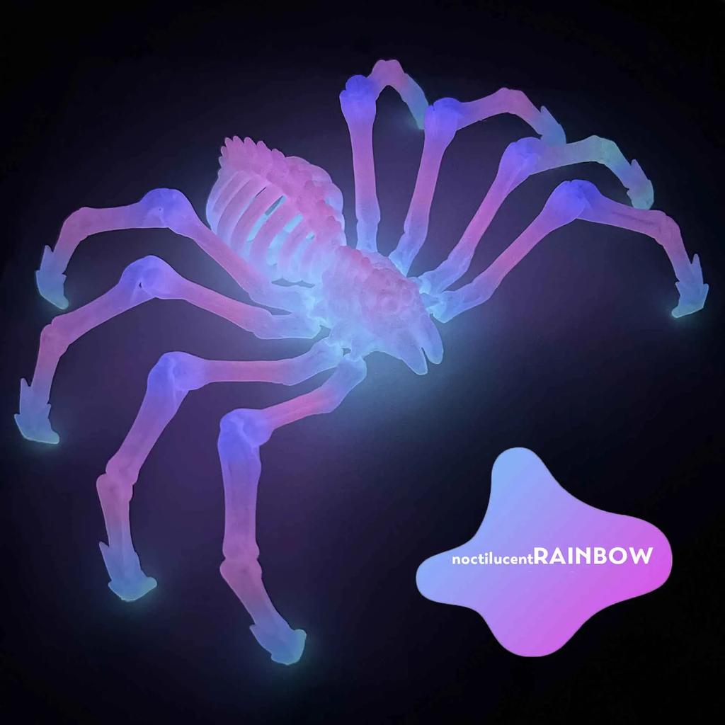 Simulare Imprimare 3D Păianjen Noutate Elasticitate Păianjen Fosforescent Articulații Creative de Contracție Jucărie Model Insectă Mobilă