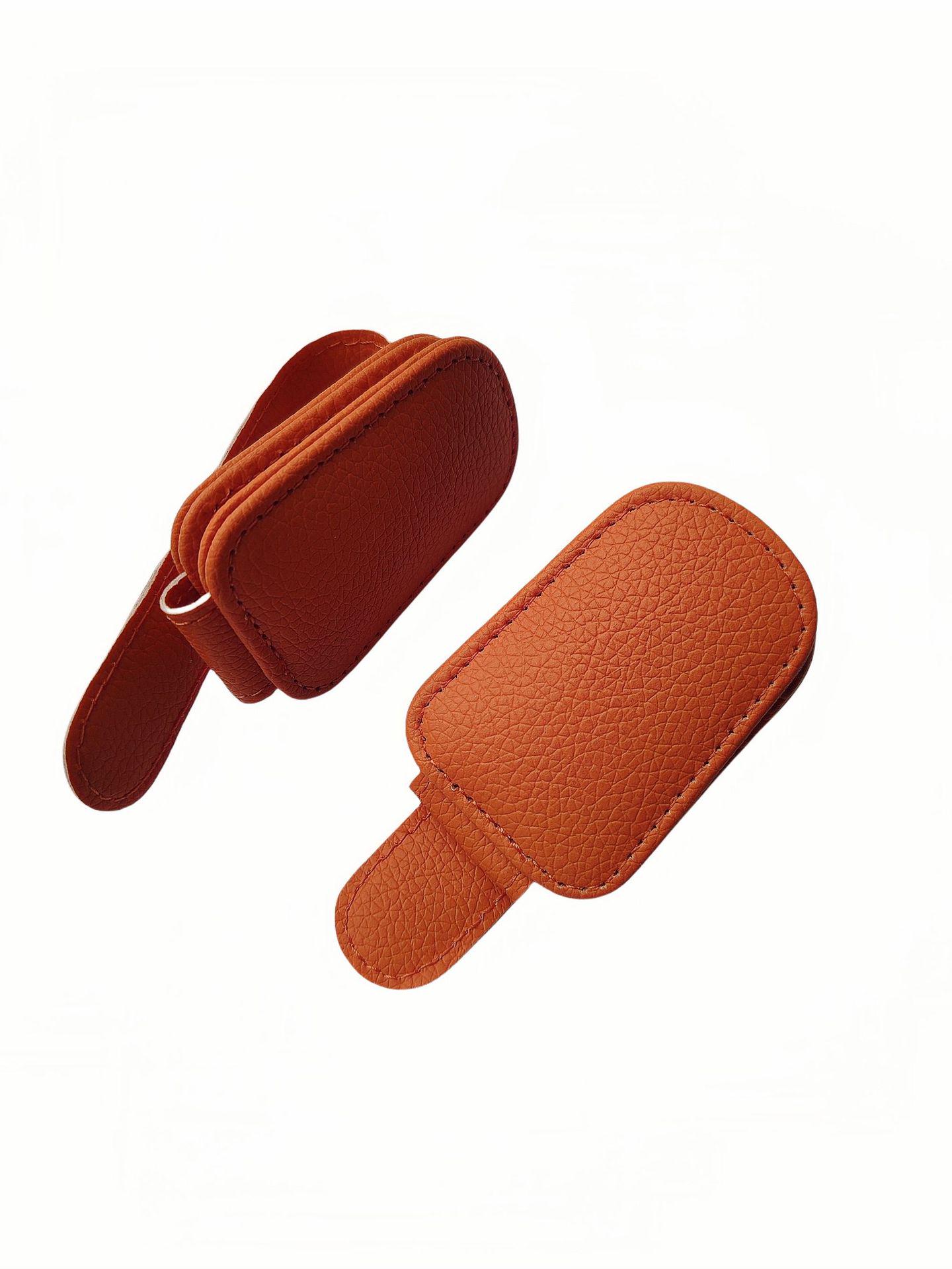 

Multifunctional Car Visor Clip for Sunglasses, Cards & Tickets оранжевый