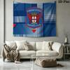 Carlisle United Wall Tapestry Aesthetic Wall Hanging Printed Fabric Blanket Decorative Tapestries for Bedroom Living Room Home Decor