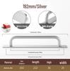 Hole-Free Aluminum Alloy Sliding Door Handle for Cabinets and Drawers