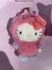 [USED] Korea exclusive SHINee KEY x Hello Kitty plush keychain with trading card