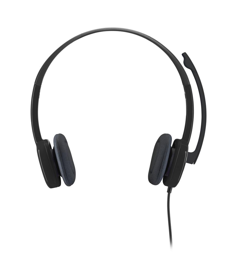Słuchawki z mikrofonem Logitech H151 czarne