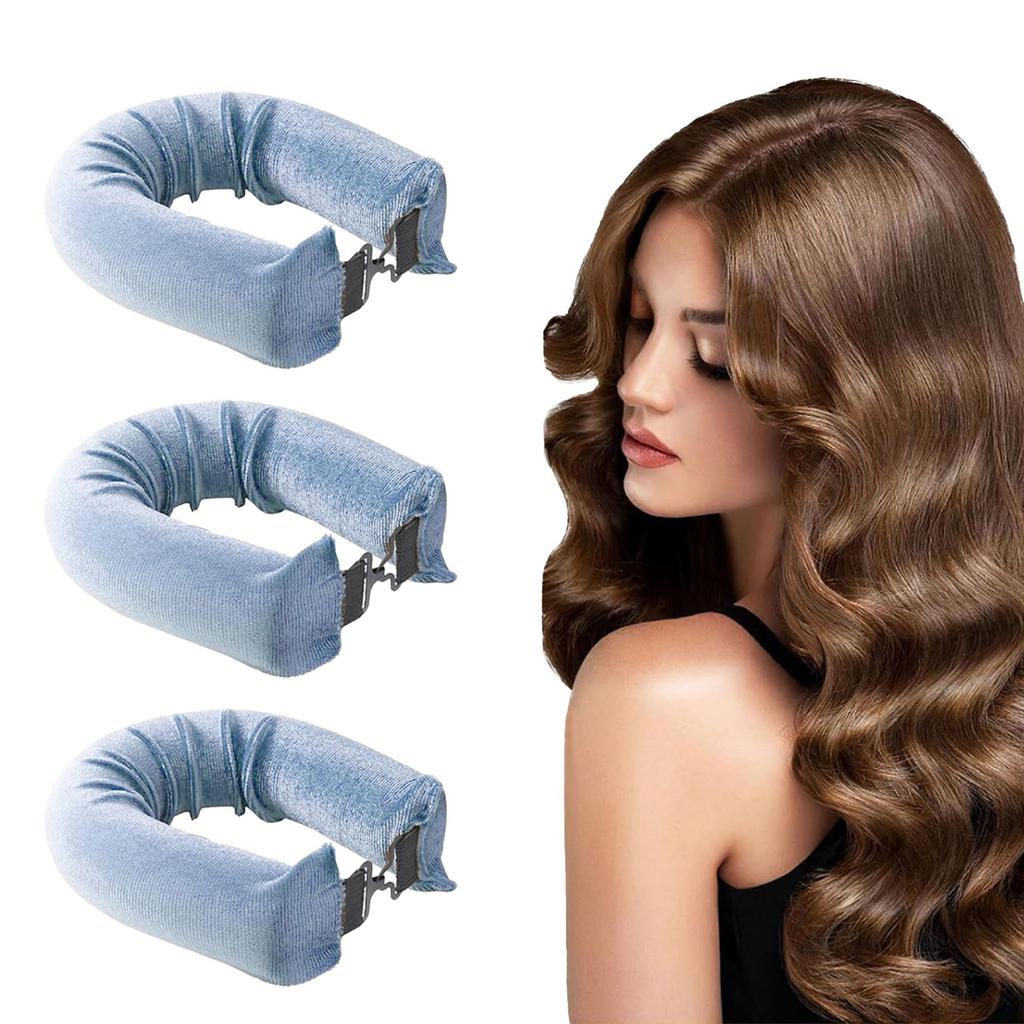 Hitzefreier Lockenstab für Frauen, faules Haar-Locken-Artefakt, europäischer und amerikanischer einfacher Scheiben-Haar-Großwellen-Schlaf-Scheiben-Haar-Gerät