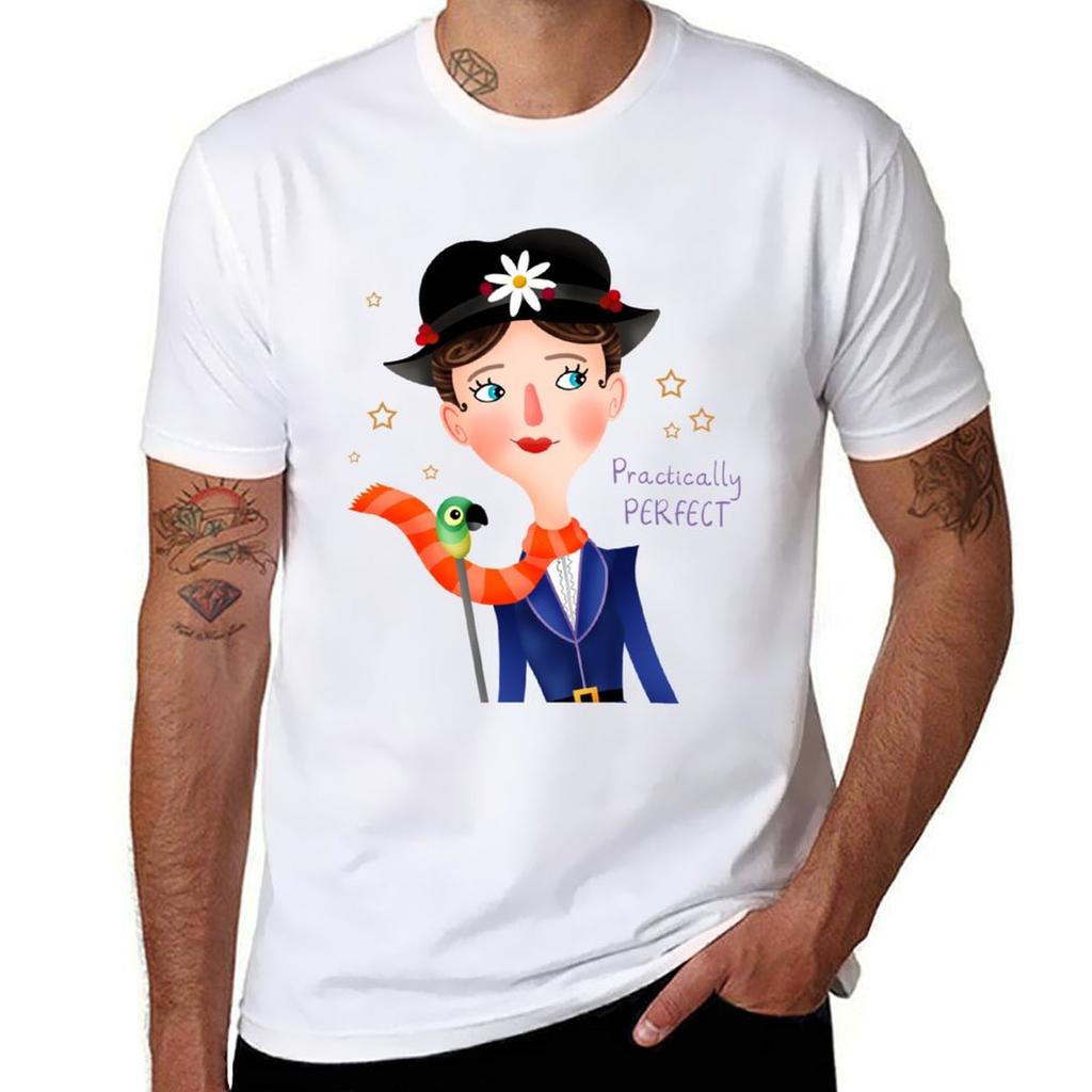 Practically Perfect Characters D3 TShirt Plus Size Solid Color TShirt