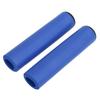 30g 1 Pair Lightweight Silicone Handlebar Sleeve for MTB Anti Slide Foam Handlebar Sleeve Bleu