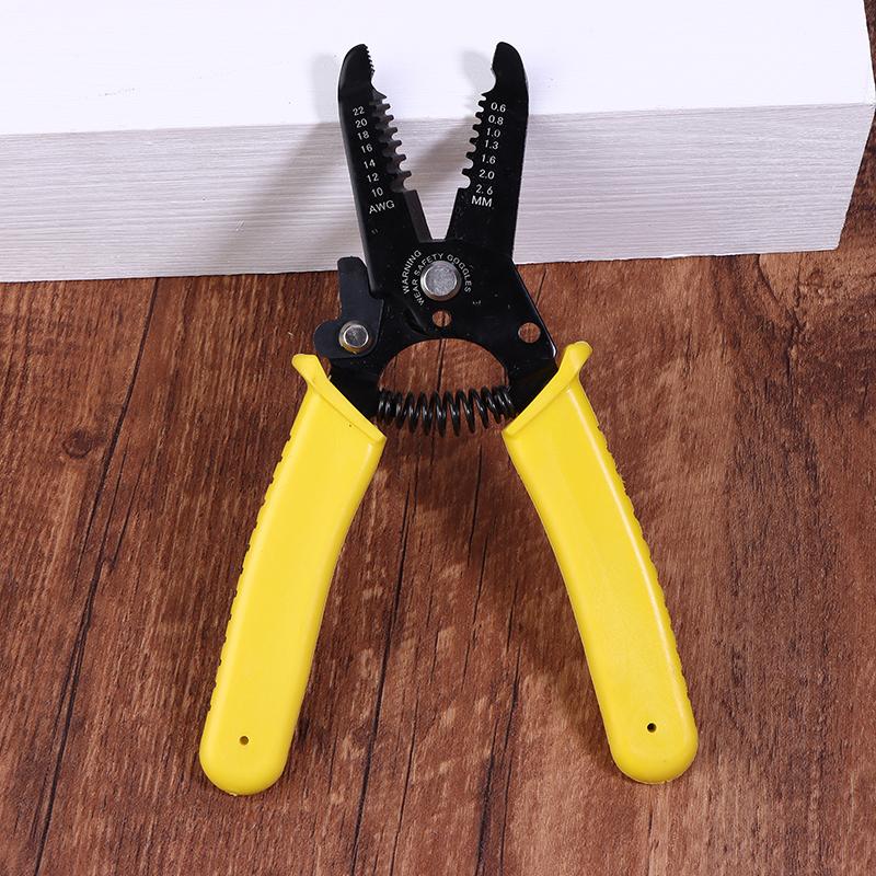 Multifunctional Wire Strippers 6 Inch Wire Cutters Cable Stripper Cable Wire Crimping Wire Stripper Pliers Tools