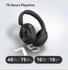 Oneodio Focus A6 -48dB ANC Wireless Bluetooth 6.0 Headphones Hybrid Active Noise Cancelling Over-Ear Headset with Mic Hi-Res APP