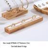 Solid Wood Minimalist Ring Display Tray with 20 Slots