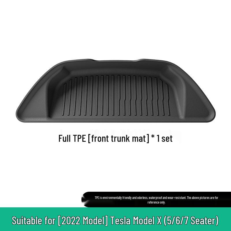 2022 Tesla Model X TPE Car Mats: Full Environmental Protection for Trunk and Backrest