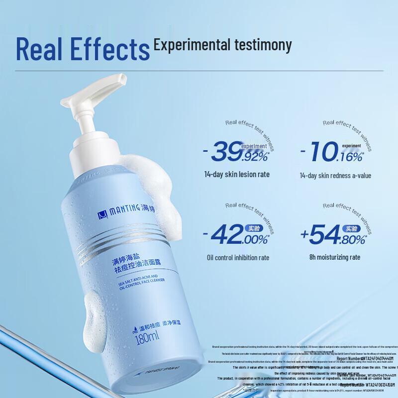 Manting Sea Salt Acne & Oil Control Cleansing Lotion