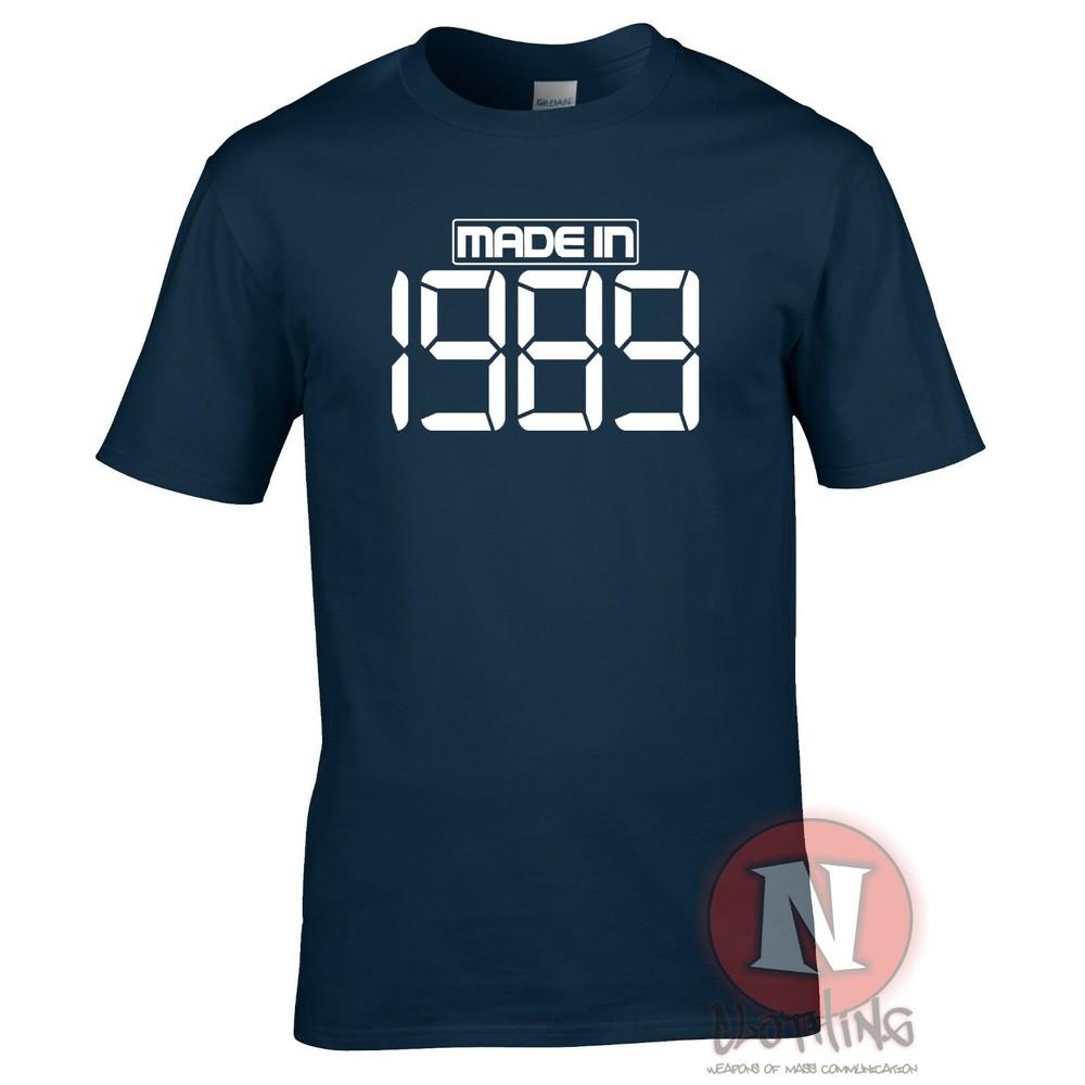 Made In 1989 TShirt Birthday Party Celebration Fancy Dress Teeshirt