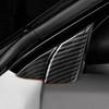 For Toyota Camry 2018      Carbon Fiber Look Car Front Window Window A Pillar Triangle Cover Trim Sticker