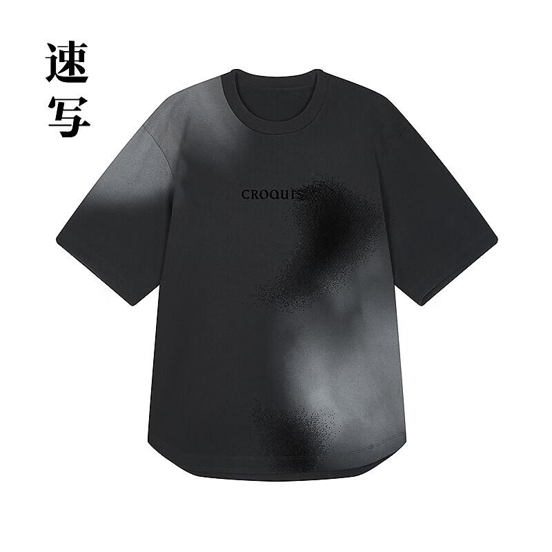 CROQUIS Men s 2025 Autumn Longline Short-Sleeve T-Shirt M