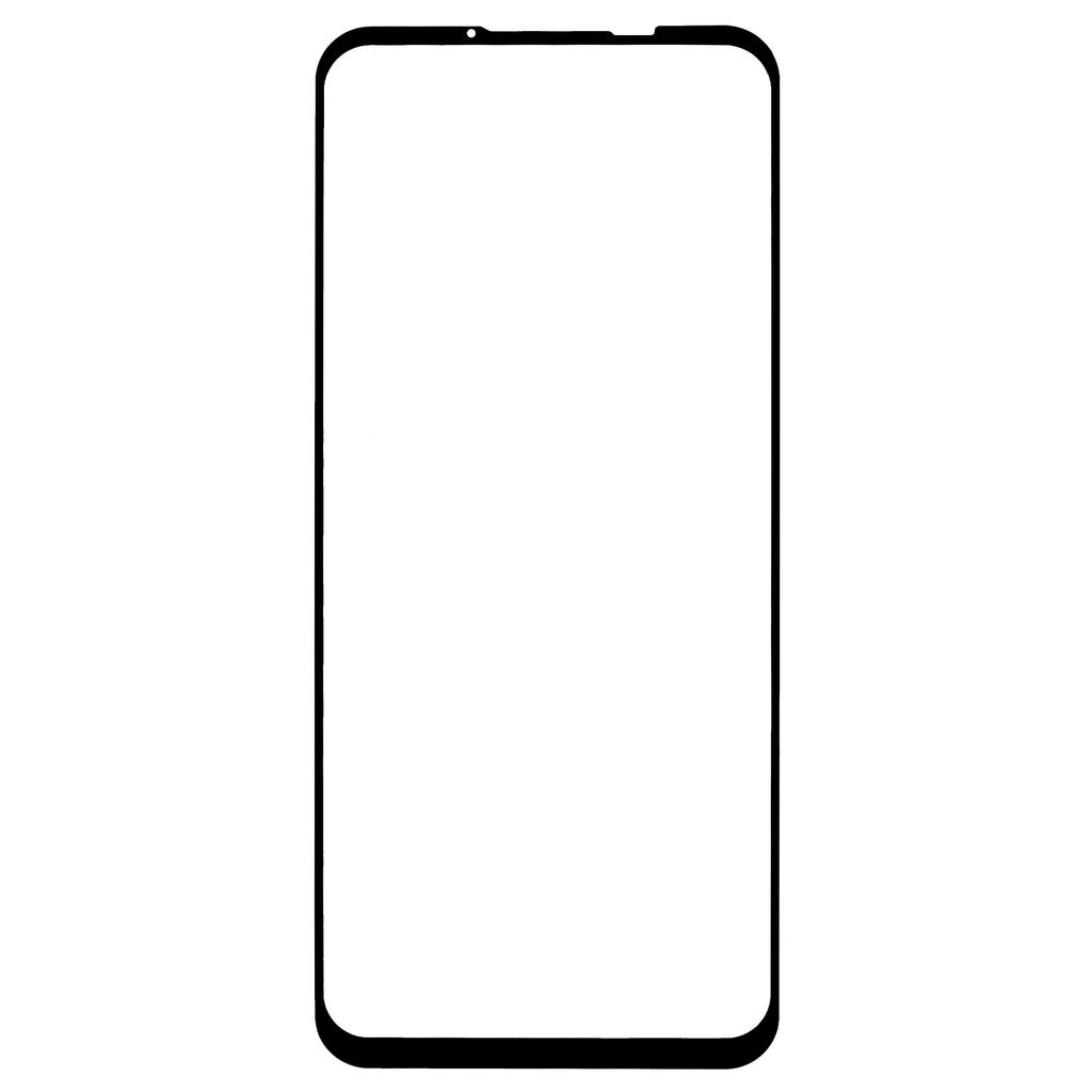 RURIHAI Aluminium-Silizium Glasfolie für HTC Desire 22 Pro 5G, Vollflächig klebend 2.5D Sekundär gehärtet 9H Abriebfestigkeit Vollbild HD Displayschutz