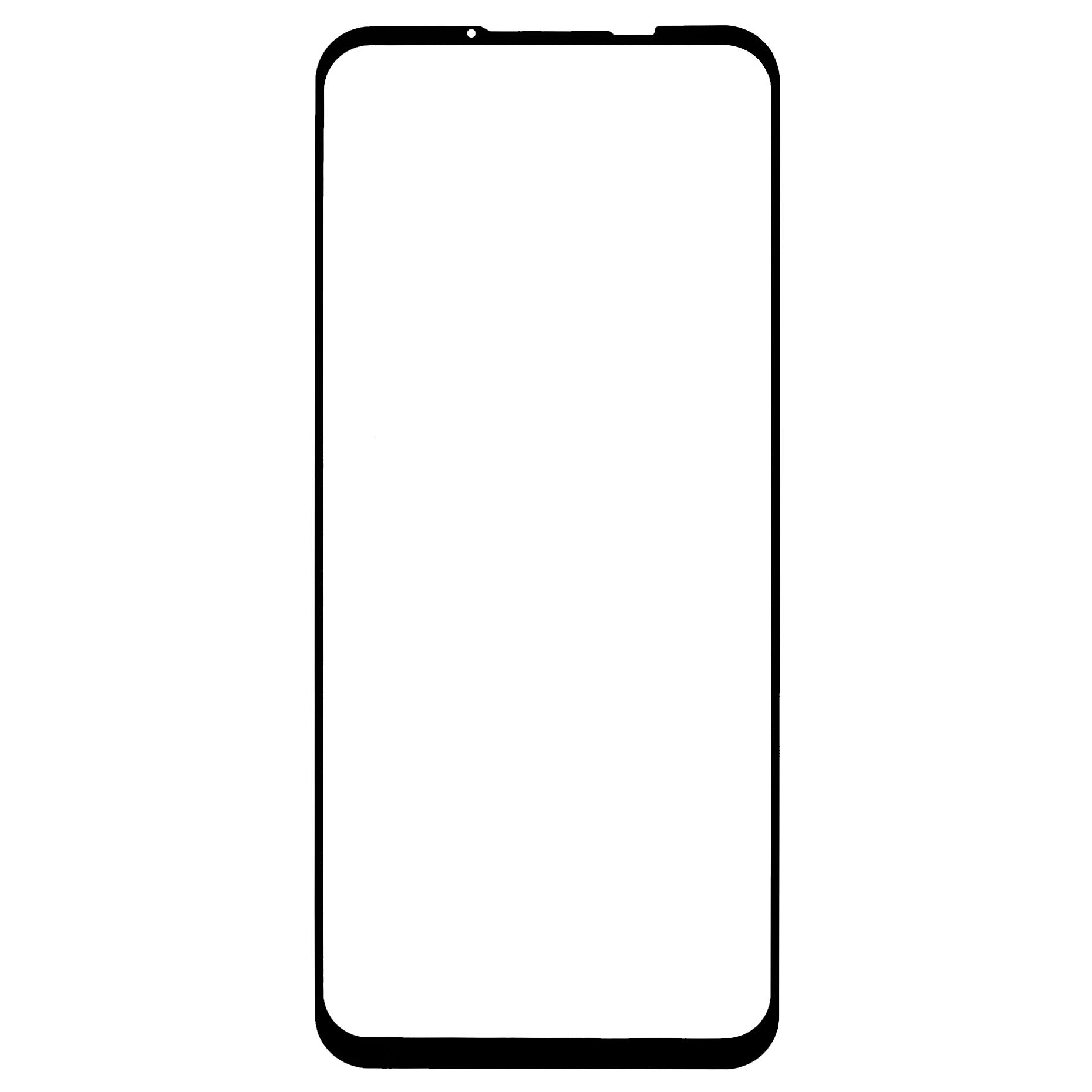 

RURIHAI Алюміносилікатна скляна плівка для HTC Desire 22 Pro 5G, Повне клейове покриття 2.5D Вторинне загартування 9H Зносостійка Повноекранний HD захисник екрану As Shown A