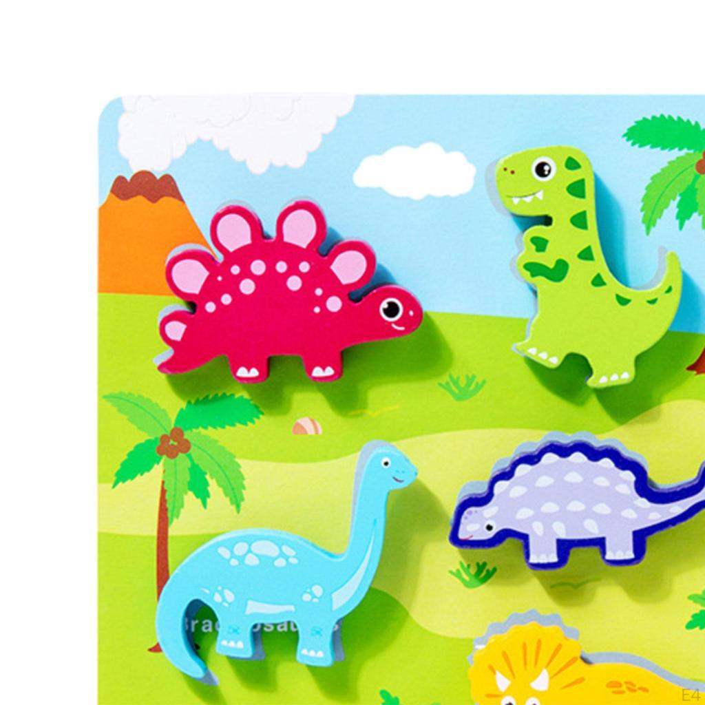 Montessori Wooden Puzzles, Activity Toys, Animal Developmental Toy, Toys for Baby, Toddlers,