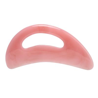 Piastra Gua Sha in Resina per la Pelle, Massaggio Raschiante per la Pelle di Tutto il Corpo per Uso Domestico e da Salone?Rosa L