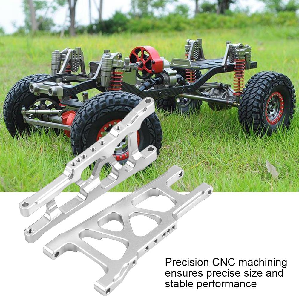 Aluminium Alloy Front Rear Universal Suspension Arm for Traxxas Slash 110 RC Car (Silver)