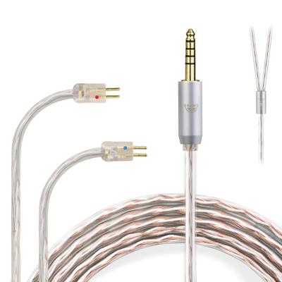 Okcsc JBX Recable Cable 2Pin Cable Earphone Cable 4 Core OFC for WESTONE Compatible with W4R/UM3X/JH13/JH16/UE18 Etc. 4.4mm