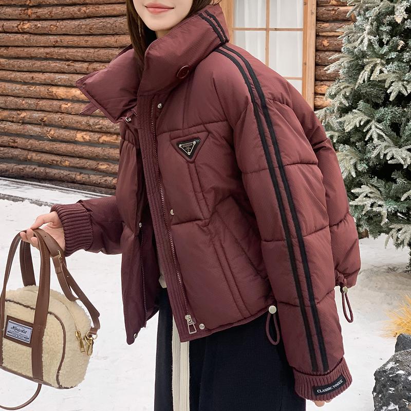Mode Winter Kurzmäntel Damen Parkas Locker Damenjacken Dick Warm Übergroß Oberbekleidung